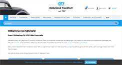 Desktop Screenshot of kaeferland-shop.de